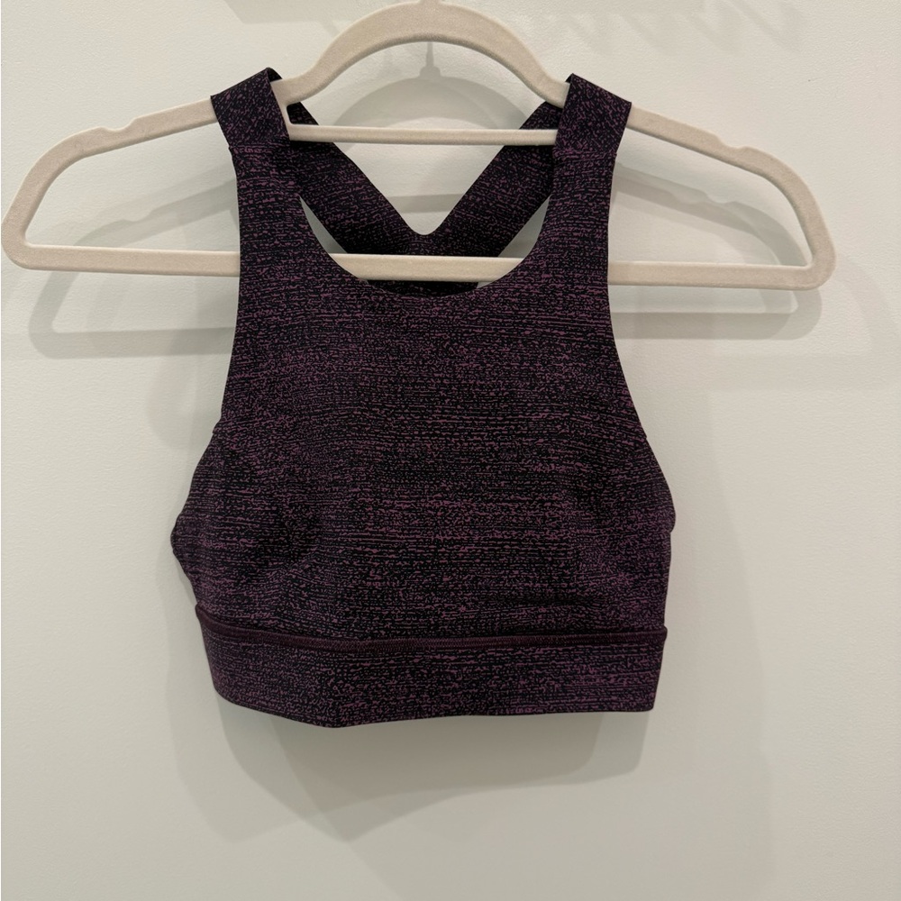 lululemon athletica Dark Purple Sports Bra